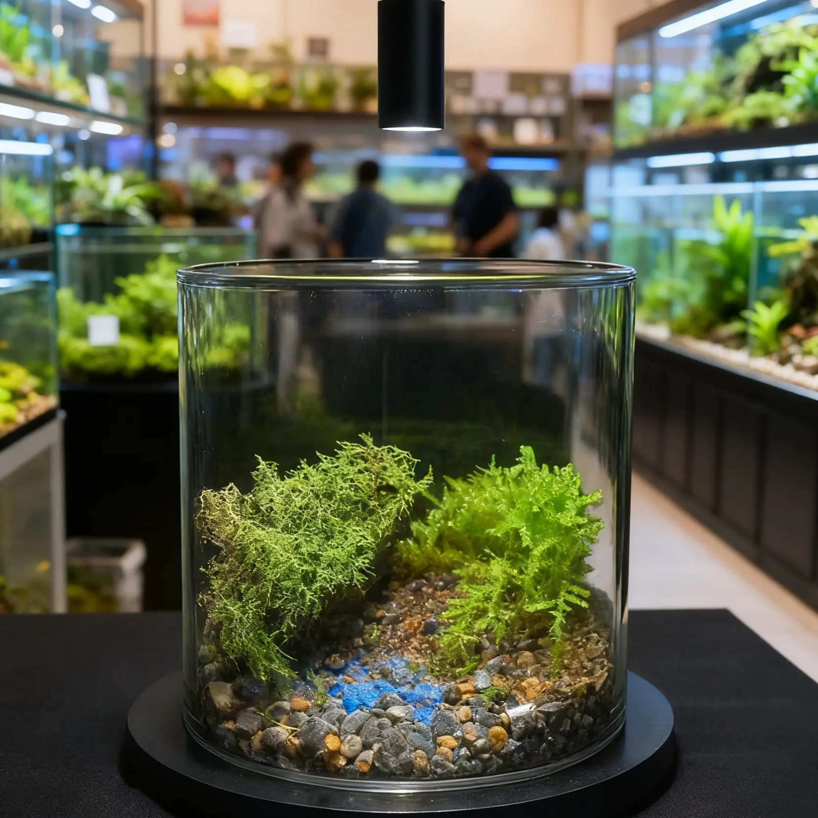 4-Inch Glass Moss Terrarium | Mini Indoor Terrarium with Landscape | Desktop Plant Decor | Beginner Friendly Home Office Decor | Unique Gift #Terrarium #MossTerrarium #HomeDecor #PlantTok #DeskDecor