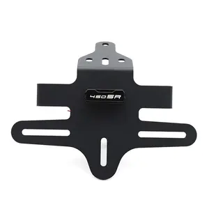 For CFMOTO Short Tail License Plate Bracket for 675SR-R 450SS 250SR & 450NK Black Car Accessories Vehicle Mount