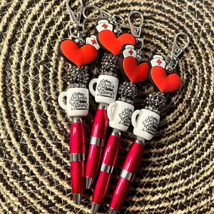 Premade Beaded Pens- Great for gift baskets BUNDLE SALE 10 PENS