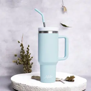 RPE Life Reusable Food Grade Stainless Steel Cup for School, Outdoor, Office, Portable Leak-proof Car Thermos Cup, Keeps Cold for 24 Hours