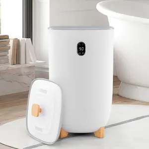 COSTWAY - 40L Towel Warmer Luxury Hot Towel Bucket with 2 Heating Temperatures-White