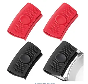 Silicone Hot Handle Holder Heat Resistant Cast Iron Frying Pan Holder Rubber Pan Handle Holder Potholder Cast Iron Skillet Grip Sleeve Covers for Cast Iron Frying Pans cook experience