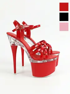 Women's 17cm Platform Heels for Women – Sexy Strappy Stiletto Sandals, High Heel Shoes for Party, Club, Night Out, Dance, Fashion, Summer