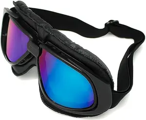 Retro Pilot Goggles Motorcycle Scooter Protection Vintage Style
