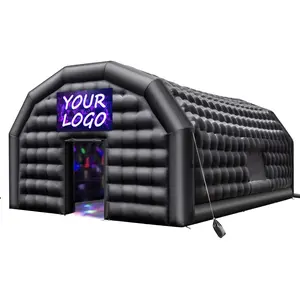 Inflatable Nightclub Tent With Blower, Large Portable Cube Party Shelter, 29.5x19.7x13.1 Ft, Durable Outdoor Event Tent For Parties, Weddings, And Festivals, Easy Setup, Weather Resistant