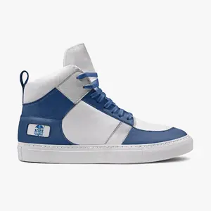 The Pirates - Sneaker in White and Blue with Unique Design Elements