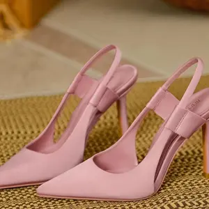 minimalist rebound shoes, elegant solid color fashion stilettos, comfortable pointed sandals, 2025 back-to-school shoes, women's walking shoes, office siren set,'s Day, a gift her, Easter gift