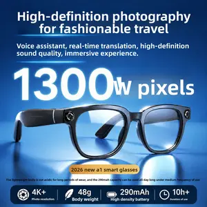 New AI smart glasses with camera, Bluetooth, artificial intelligence device with camera, camera translation, AR glasses