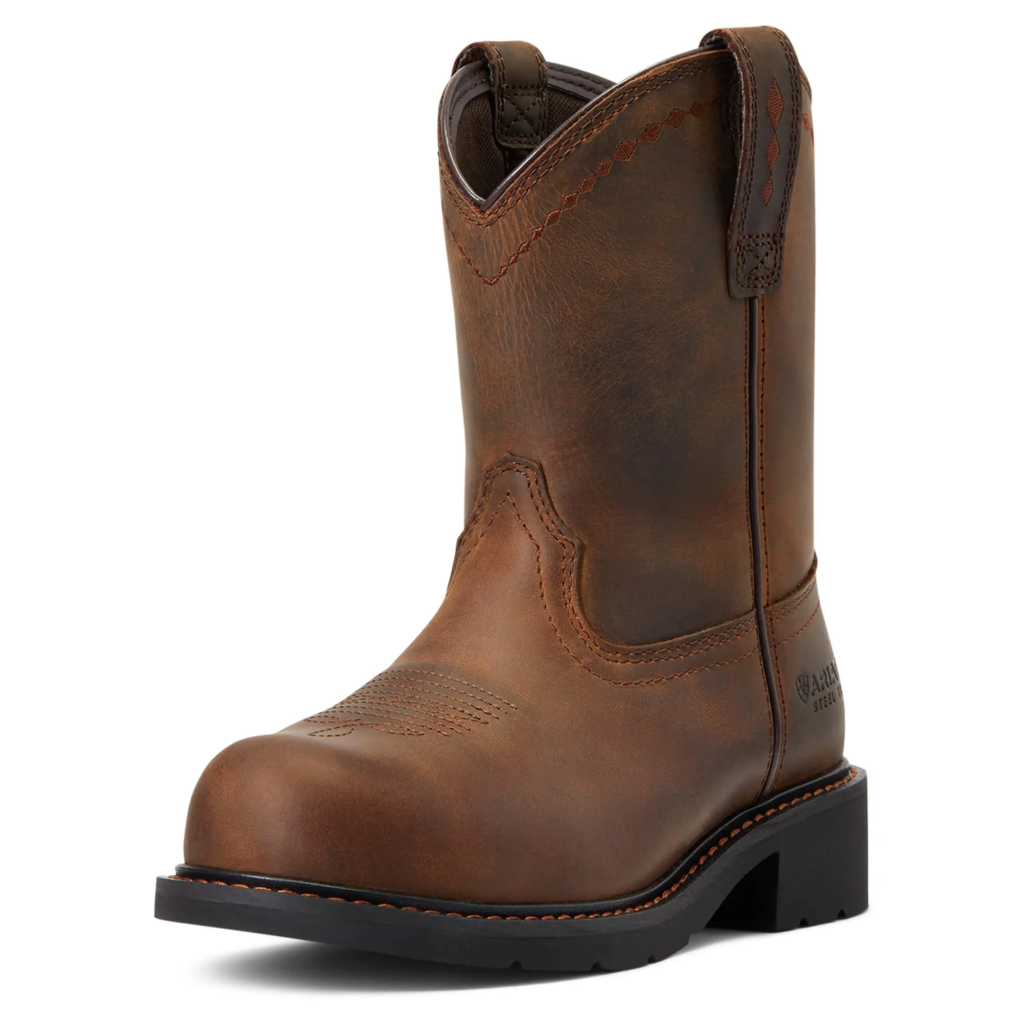 Women's Fatbaby Work Pull-On Steel Toe Boots