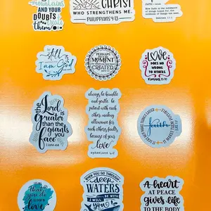 Glossy cross stickers