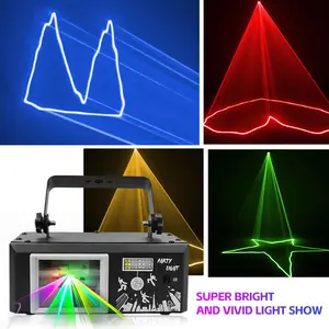 DJ Lights for Parties, Pro 6 in 1 DMX & Sound Activated Laser Light Show Machine with Disco Ball Light, RGBW  Strobe Party Lights Indoor for Rave Club Dance Bar Gig DJ Lighting Dmx Control