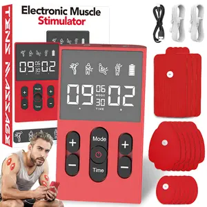 TENS EMS Unit Massager for Back Pain Relief, Shoulder Recovery and Physical Relax, Electronic EMS Massager for Effective  Relax, Dual Channel, 12 Modes, 36 Intensity Levels, Send a variety of patches, Gift