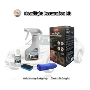 Restoration Kit – Guaranteed To Last As Long As You Own Your Vehicle – Brings Headlights Back to Like New Condition - No Power Tools Required