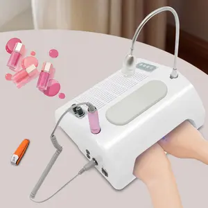 Multi-Function Nail Drill With Vacuum Cleaner And Lighting For Salons Home Manicure
