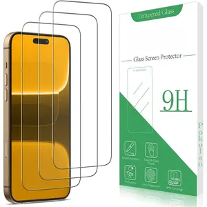[3 Pack] Screen Protector for  16 Pro Max Anti Spy Tempered Glass Film Full Coverage, Bubble Free, Anti-Scratch