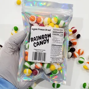 3oz Freeze Dried RAINBOW CLOUDS CANDY - Snack Bonbon Sweet Candies Dry Crunchy