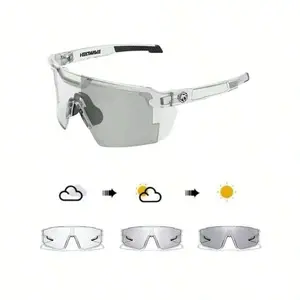Heatwave 2026 High-End Z87 Safety Glasses, Unisex Oversized Outdoor Sports Eyewear with Blue/Green/Red Lenses, Anti-Ultraviolet Protection for Cycling, Driving, Summer Essentials