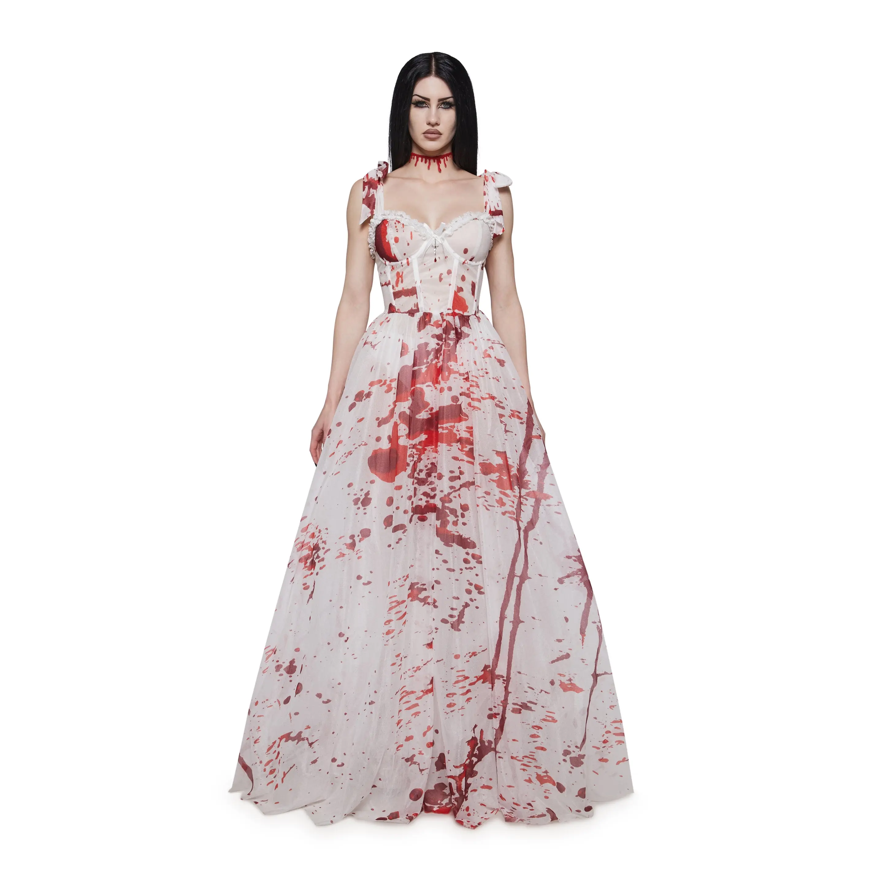 Dance with Death Maxi Dress - Scream Queen