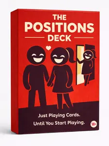 The Positions Deck - Just Playing Cards Until You Start Playing | Illustrated Playing Cards for Couples | Funny Gift for Him or Her