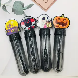 Halloween Bubble Tubes Set, Bat Pumpkin Castle Designs, Perfect Party Favors & Halloween Decorations, Fun Kids Activities