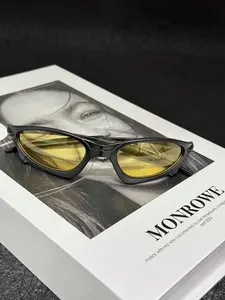 Y2K Cyberpunk Glasses for Men & Women, Night Vision Frame, High-End Tech Style Eyewear, Unisex Fashion Accessory