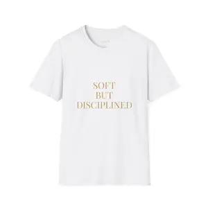 Soft But Disciplined T-Shirt |Soft Life Loading T-Shirt | Self Care & Wellness Shirt | Aesthetic Soft Girl Tee | Mental Health & Lifestyle Clothing | Grounding Bloom