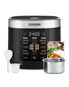 COSORI 18-in-1 Multifunction Rice Cooker - 5-Qt Electric Programmable Slow Cooker with Steam, 24H Warm, Fuzzy Logic, Nonstick Pot & 50 Recipes, Kitchen Appliance,summerwins