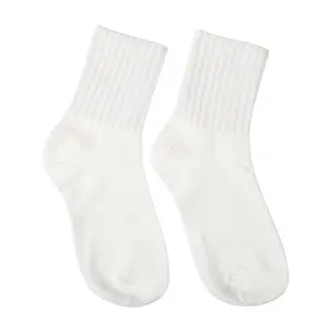 Women's Socks Medium Tube Socks Women's Sports Anti Odor Soft Crew Socks Versatile 1 Pair Womenswear Comfortable