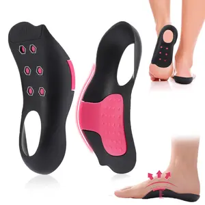 High Arch Support Insoles, Flat Foot Anti-Slip Shock Absorption Soft Foot Pads, Comfortable Shoe Inserts for Daily Wear, Enhance Stability and Comfort, Shock Absorbing Insoles