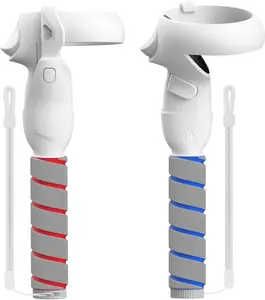 ZYBER Wearable Handle Attachments for Oculus Quest 2, VR Gorilla Tag Long Arms Grips for Meta Quest 2 Beat Saber Golf Club Baseball, Enhance VR Game Experience White Devices Smartphone