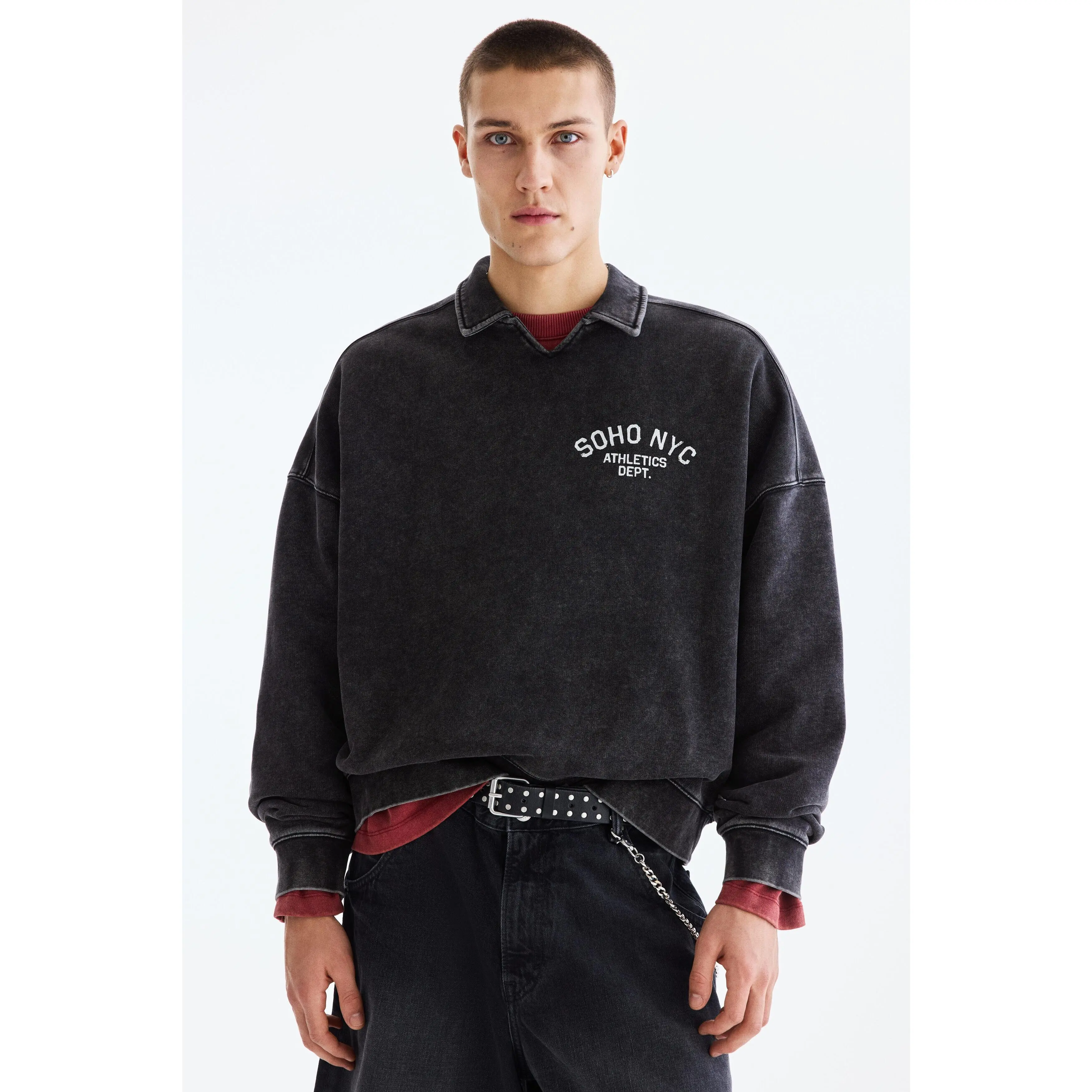 H&M Oversized Fit Rugby sweatshirt