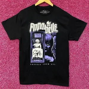 Annabelle Possess Them All Horror Movie Graphic T-Shirt   G