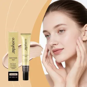 Natural Coverage Concealer Foundation Liquid, Lightweight Flawless Finish, Radiant Glossy Look, 3D Sculpting Effect, Makeup Essential