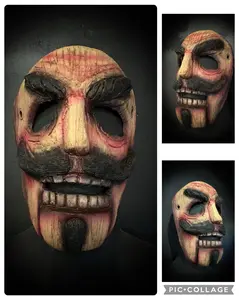 Nutcracker Mask w/Blood Splatter