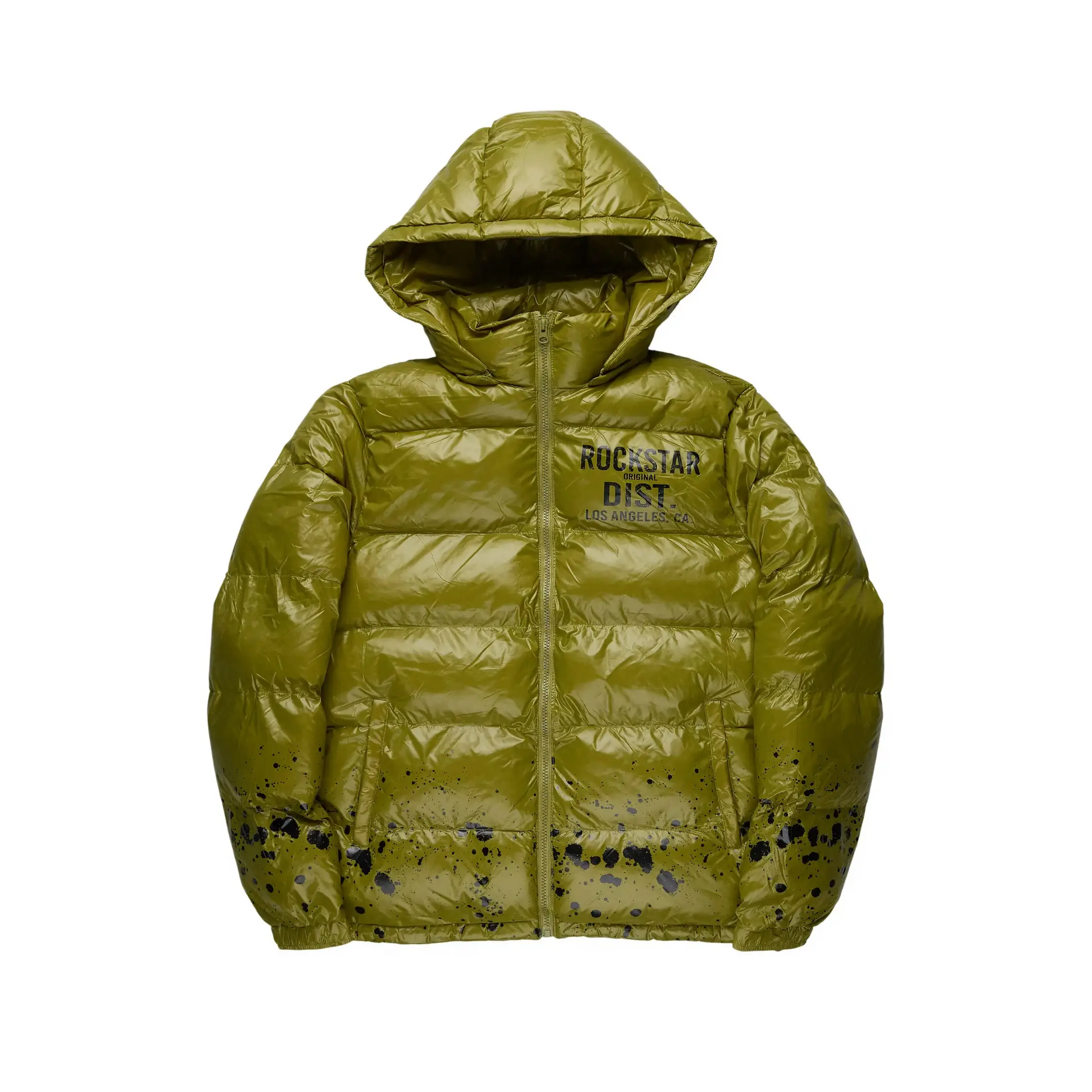 Raffer Olive Heavy Puffer Jacket