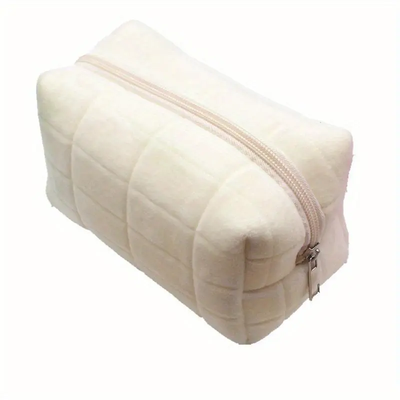 1pc Pink/Blue Pillow Design Cosmetic Bag Pencil Case Pen Pouch Large-capacity Student Storage Pencil Case Office Stationery Supplies