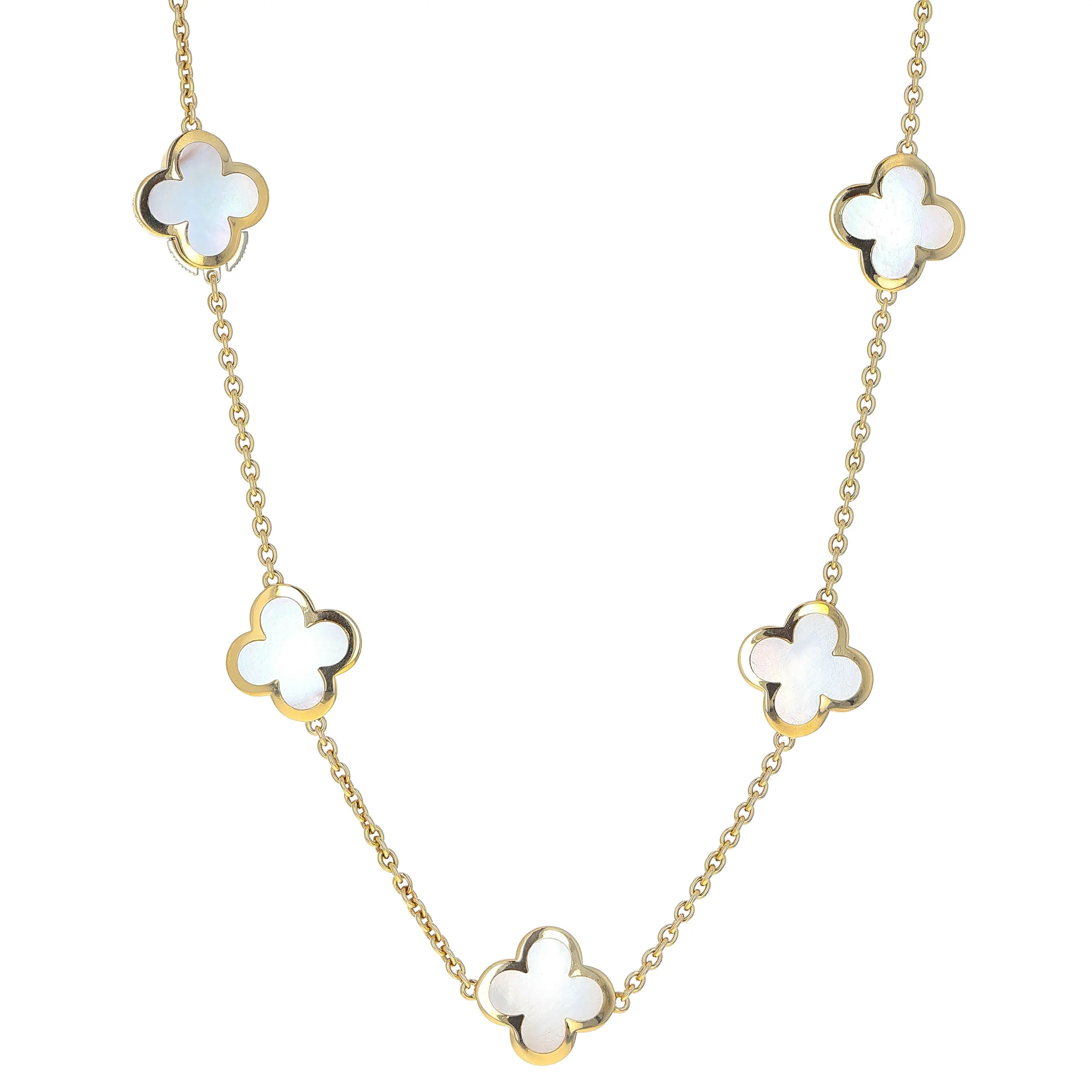 Pre-owned Van Cleef & Arpels Pure Alhambra Necklace