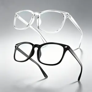 Women's 2-Pack Blue Light Blocking Gaming Eyeglasses - Anti-Reflective Polycarbonate HD Lenses, Durable Trendy Frames, Lightweight Unisex Costume Accessory for Computer, Office Use