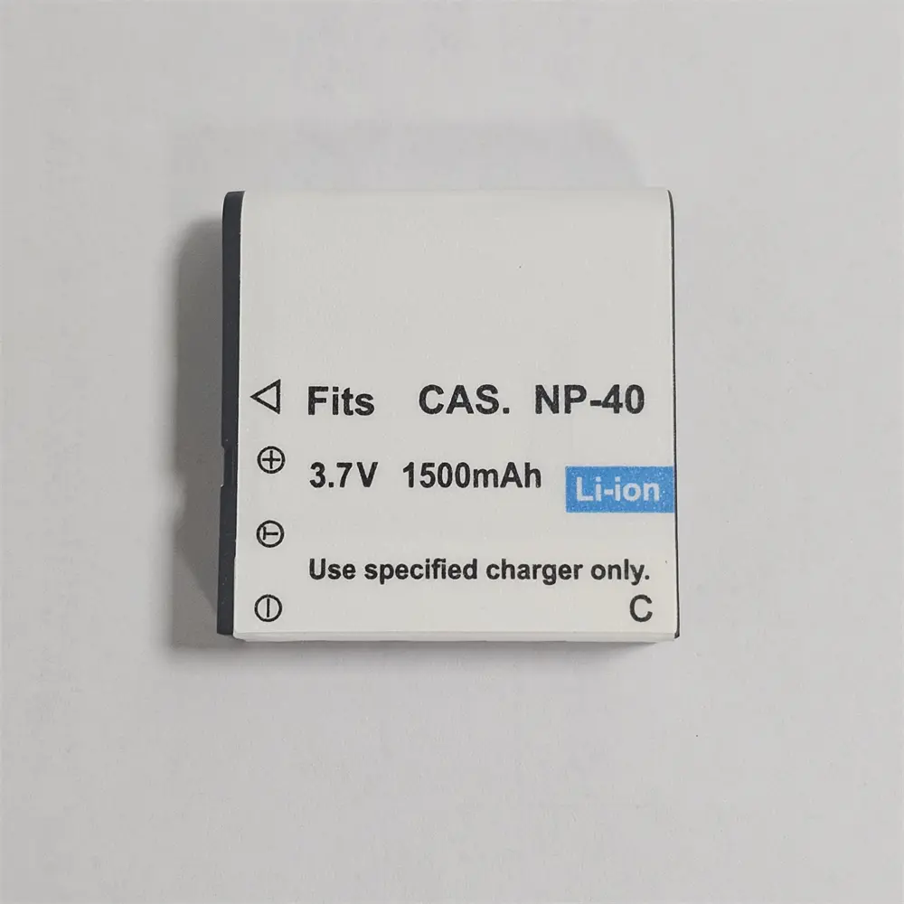 NP-40 1500mAh Rechargeable Lithium-Ion Replacement Battery, 5V Photography Accessory, Compatible with CDR10 Digital Camera, 5 V