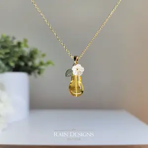 Large Pear Necklace