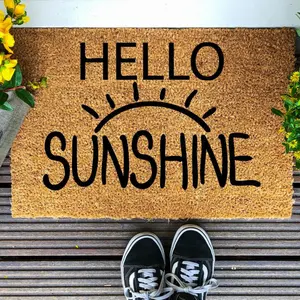 Welcome Bitches Doormat Funny, Housewarming Gift, Personalized Gift, Family Name Doormat