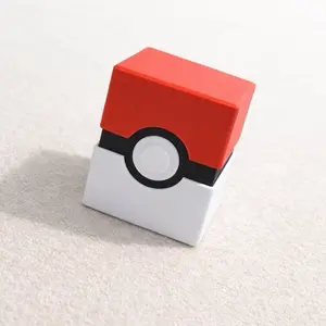 Pokémon Card Holder Box | 3D Printed Trading Card Storage | Poké Ball Inspired Deck Case | Pokémon Collector Gift