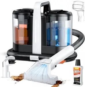 Carpet & Upholstery Spot Cleaner, High-Power 18KPa Suction Shampooer for Pet Stains, Furniture, Couch, Stairs & Auto Interiors, Portable Design with Dual Brush Tools and Large Water Tanks