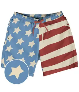 50/50 Flag Stretch Swim Trunks - 7.5" Inseam