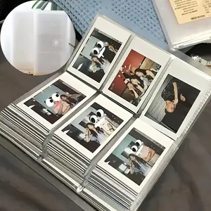 Clear Photo Album, Large-Capacity Photo Storage Album, Photo Organizer for Home Decor, Gift for Photographers & Anime Fans, Photo Strip Album