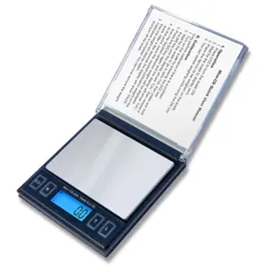 American Weigh Scales CD-500 Portable Digital Pocket Weighing Scale - 500x0.1G Capacity, Home Office Supply, 5 Music Cover Inserts for Vinyl