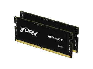 Kingston FURY Impact 32GB (2 x 16GB) 262-Pin DDR5 SO-DIMM DDR5 6000 (PC5 48000) Laptop Memory Model KF560S38IBK2-32