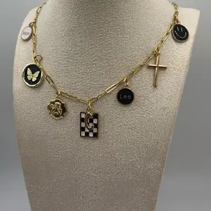 Custom Charm Necklace-18” Stainless Steel