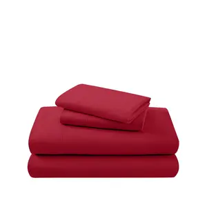 Bare Home Flannel Sheet Set, Solid Color, Double Brushed Flannel Soft Comfy Bedding