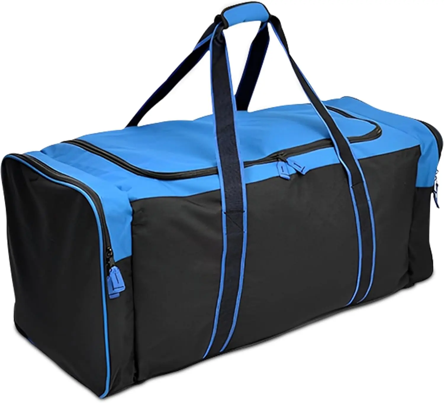 Jetstream Heavy Duty Multi Pocket Durable Sports Gym Equipment Travel Duffel Bag 600 Denier Polyester Water Resistant Ergonomic Handles